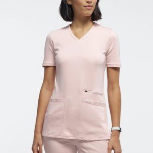 Jaanuu 4-Pocket V-Neck Scrub Top